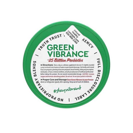 Green Vibrance Plant-Based Superfood Powder, VBH